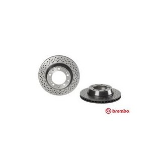 Brembo "Coated Disc Line" Bremsscheiben 09.C085.11 gelocht (299x24 mm - innenbelüftet) VA - Porsche 911 (993) Carrera / Carrera 4 3.6 3.8